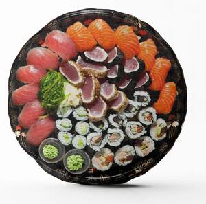 Sablio 3D vankúš Sushi 50×50cm