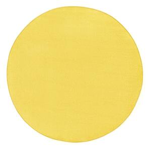 Žltý okrúhly koberec ø 133 cm Fancy – Hanse Home