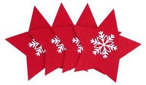 Tutumi, vianočný obal na príbor 4ks 311378A, červená, CHR-06513