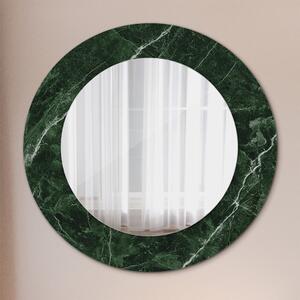 Zrkadlomat.sk Zelený mramor Zelený mramor Okrúhle dekoračné zrkadlo lsdo-00247