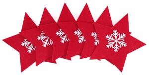 Tutumi, vianočný obal na príbor 6ks 311378A, červená, CHR-06511