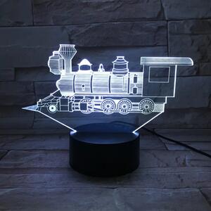 3Dmix 3D-MTV001 - Motív pre 3D LED nočnú lampu - Vlak (Lokomotíva)