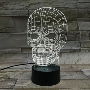 3Dmix 3D-MTV013 - Motív pre 3D LED nočnú lampu - Lebka