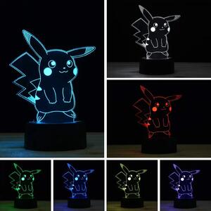 3Dmix 3D-MTV025 - Motív pre 3D LED nočnú lampu - Pikachu (Pokémon)
