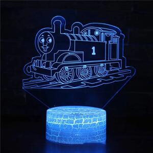 3Dmix 3D-MTV080 - Motív pre 3D LED nočnú lampu - Vlak Tomáš