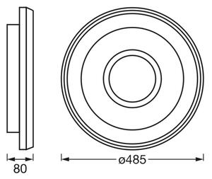 Osram - LED RGBW Stmievateľné stropné svietidlo SMART+ STEA LED/32W/230V Wi-Fi
