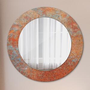 Zrkadlomat.sk Hrdzavý kov Hrdzavý kov Okrúhle dekoračné zrkadlo lsdo-00253