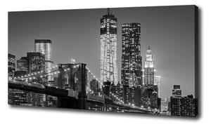 Foto-obraz canvas do obývačky Manhattan noc oc-80201482