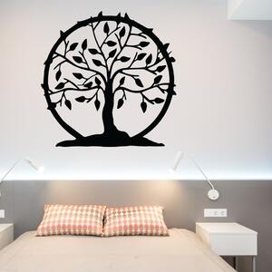 Drevená dekorácia - Strom života Narc Vyberte si rozmer výrobku:: 25x25, Vybrať dekor:: Čierna