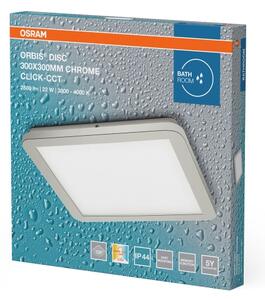 Osram - LED kúpeľňové stropné svietidlo ORBIS DISC LED/22W/230V 30x30 cm IP44 nerez