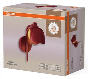 Osram - Nástenné svietidlo DECOR COROLLE 1xG9/20W/230V červené