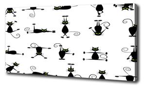 Moderný obraz canvas na ráme Mačky ilustrácie