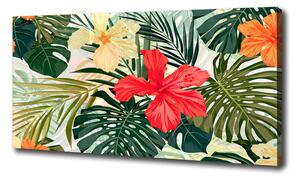 Moderný obraz canvas na ráme Havajské kvety oc-84089036