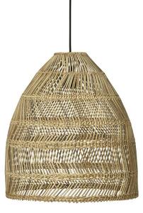PR Home Závesné svetlo Maja, prírodný ratan, Ø 53 cm, IP44