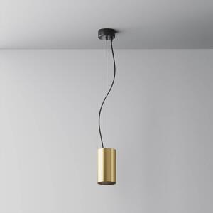 Maytoni LED závesné svetlo Efir, zlatý mat, Ø 7,5 cm, 15 W, 38°