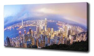 Foto-obraz canvas do obývačky Honkong panoráma