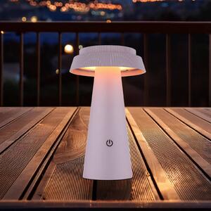 LED solárna stolná lampa 36624, ružová, dobíjateľná batéria, CCT, IP54