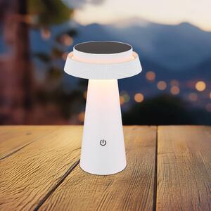 LED solárna stolná lampa 36624, biela, dobíjateľná batéria, CCT, IP54