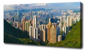 Foto obraz na plátne do obývačky Honkong panoráma
