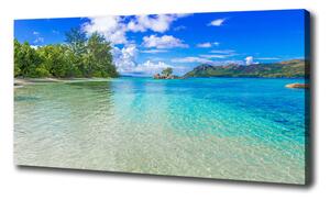 Foto obraz na plátne Pláž Seychely oc-93635847