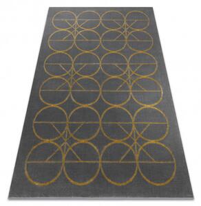 Dywany Łuszczów Kusový koberec Emerald 1010 grey and gold - 200x290 cm