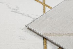 Dywany Łuszczów Kusový koberec Emerald geometric 1012 cream and gold - 80x150 cm
