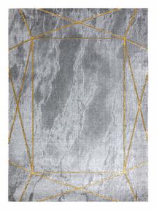 Dywany Łuszczów Kusový koberec Emerald 1022 grey and gold - 80x150 cm