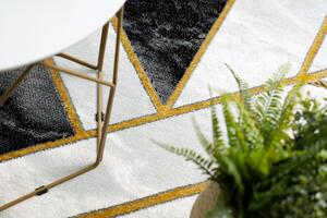 Dywany Łuszczów Kusový koberec Emerald 1015 black and gold - 240x330 cm