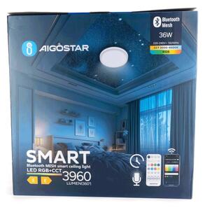 Aigostar - LED RGBW Stmievateľné stropné svietidlo LED/36W/230V + diaľkové ovládanie