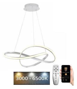 Brilagi - LED Stmievateľný luster na lanku COSMOWAVE LED/70W/230V 3000-6500K biela + DO
