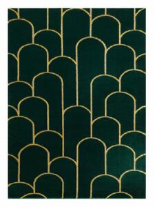 Dywany Łuszczów AKCIA: 80x150 cm Kusový koberec Emerald 1021 green and gold - 80x150 cm