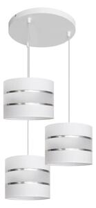 Luster na lanku HELEN 3xE27/15W/230V biela