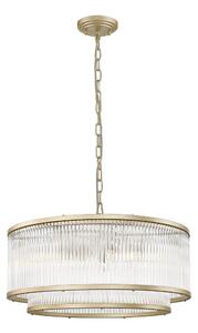 Zuma Line P0528-06H-V6AC - Luster na reťazi SERGIO 6xE14/60W/230V zlatá