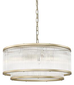 Zuma Line P0528-06H-V6AC - Luster na reťazi SERGIO 6xE14/60W/230V zlatá
