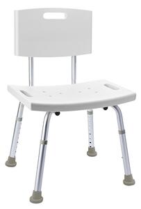 Ridder HANDICAP stolička s operadlom, nastaviteľná výška, biela