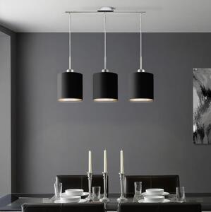 Eglo - LED Luster na lanku TUNJA 3xE27/60W/230V čierna