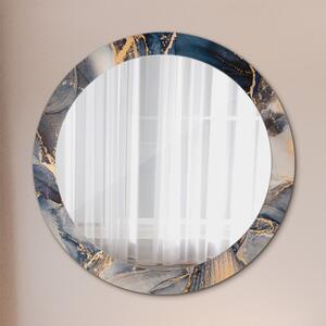 Okrúhle ozdobné zrkadlo Abstraktná tekutina