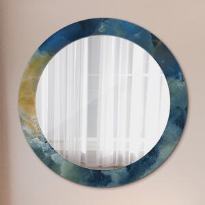Okrúhle ozdobné zrkadlo Mramorový onyx