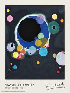 Plagát, Obraz - Several Circles (1922), Wassily Kandinsky