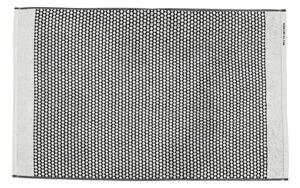 Čiernobiela textilná kúpeľňová predložka 50x80 cm Grid – Mette Ditmer Denmark
