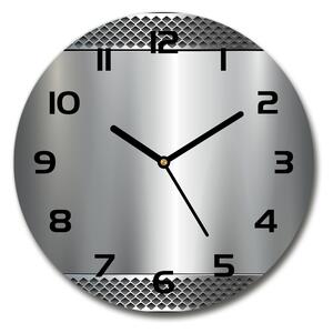 Sklenené hodiny okrúhle Metalove pozadia