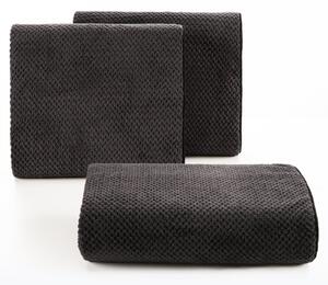 RÝCHLOSCHNÚCI UTERÁK Z MIKROVLÁKNA ZOE1 SADA 6KS 50X90 CM TMAVOSIVÁ