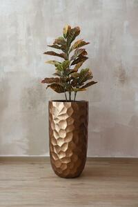 Luxusný kvetináč AMOLAR, sklolaminát, horný priemer 41 cm x výška 75 cm, bronzový