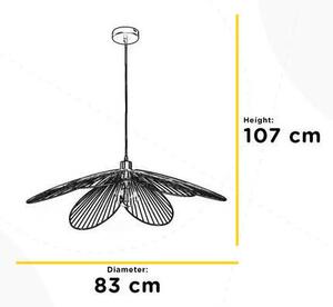 ZÁVESNÉ SVIETIDLO, 83/83/107 cm - Online Only bytové doplnky, Online Only