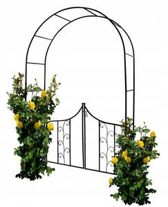 Záhradná pergola s bránou