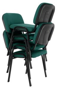KONDELA Kancelárska stolička, zelená, ISO 2 NEW