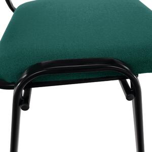 KONDELA Kancelárska stolička, zelená, ISO ECO