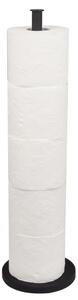 Erga príslušenstvo, držiak WC papiera so zásobníkom na toaletný papier, čierna matná, ERG-YKA-P.SP4-BLK