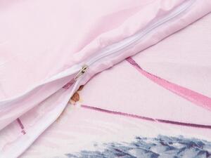 Obliečky z mikrovlákna DAWSON ružové + obliečka na vankúšik 40 x 50 cm zadarmo