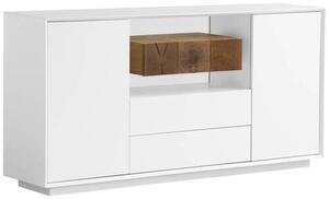 ŠIROKÁ KOMODA, dub, biela, farba duba, 170/85/40 cm MID.YOU - Komody, Online Only